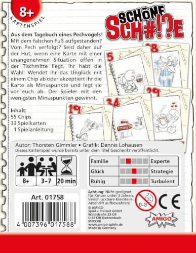 Board Game Όχι Ευχαριστώ for 3-7 Players 8+ Years Old Amigo