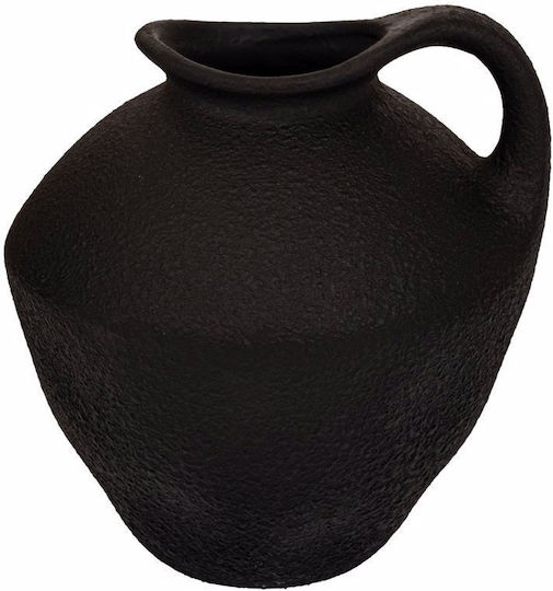 Iliadis Βάζο Κεραμικό Μαύρο Φ21xΥ21cm