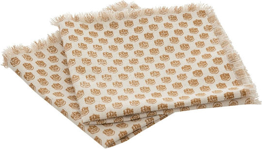 Atmosphera Napkin Cotton Set 2pcs Indie Beige 40x40cm