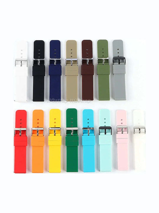 Rubber Strap Green 18mm