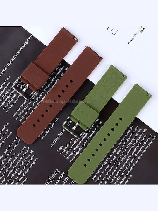 Gummi-Armband Blau 22mm