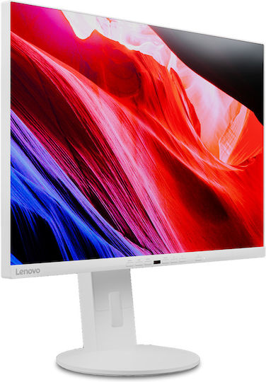 Lenovo C24d-20 IPS Monitor 24" FHD 1920x1200 με Χρόνο Απόκρισης 7ms GTG Λευκό