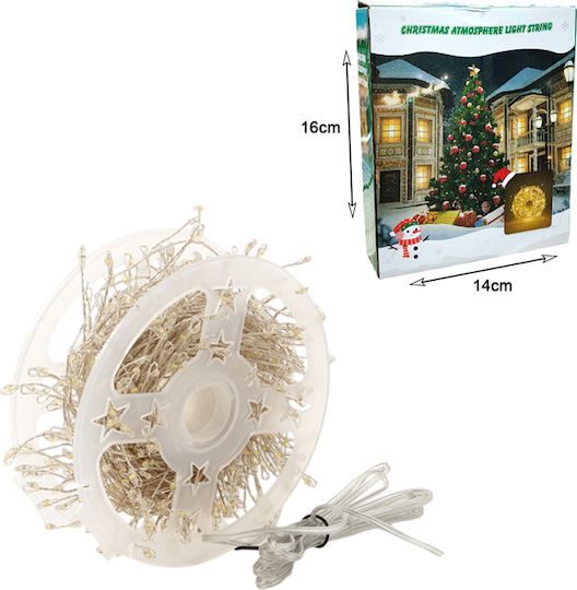 LED-Lichterkette 20 m Warmweiß in Reihe
