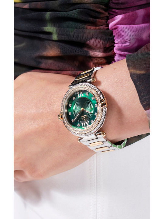 GC Watches Cable Women's Watch with Gold Metal Bracelet