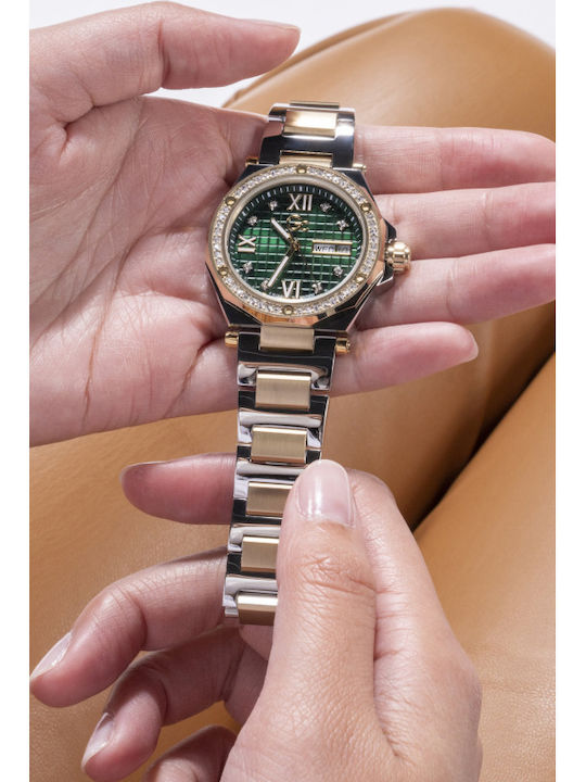 GC Watches Legacy Lady Women's Watch with Gold Metal Bracelet