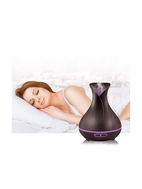 Keskor LED Aromatherapie-Diffusor mit Timer Braun 550ml 76011-1