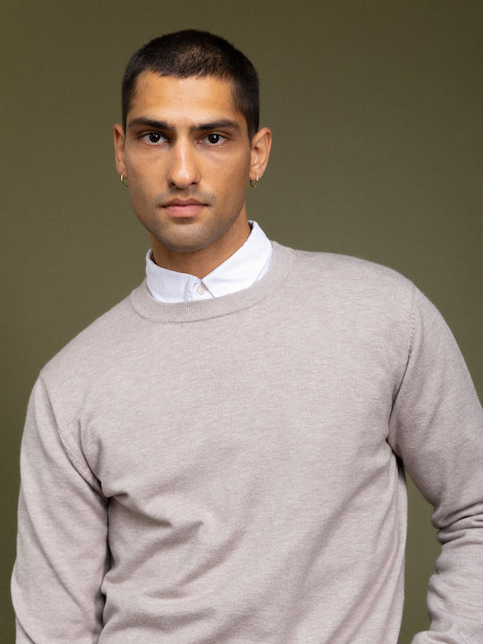 Long Sleeve Beige Sweater