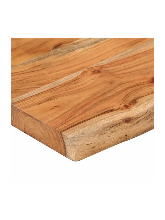 vidaXL Rectangular Table Surface made of Solid Wood Acacia 140x30x2.5cm 370243 1pcs