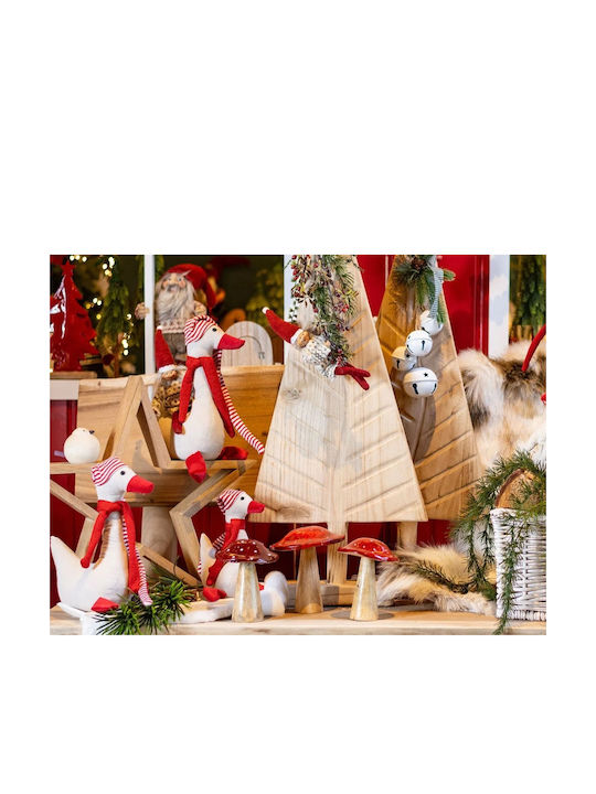 Wood Christmas Decorative Star 46x10x49cm Beige