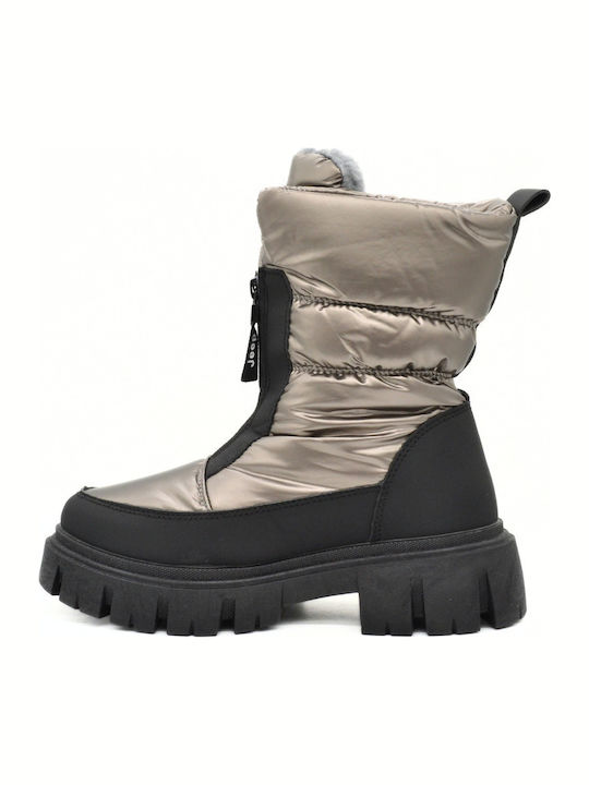 Women's Ankle Boots Silver