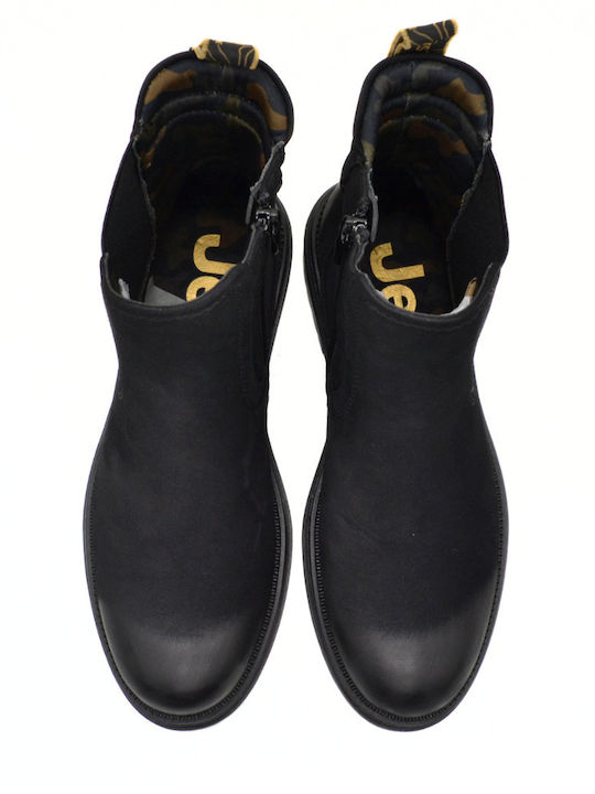 Leather Women's Ankle Boots Black