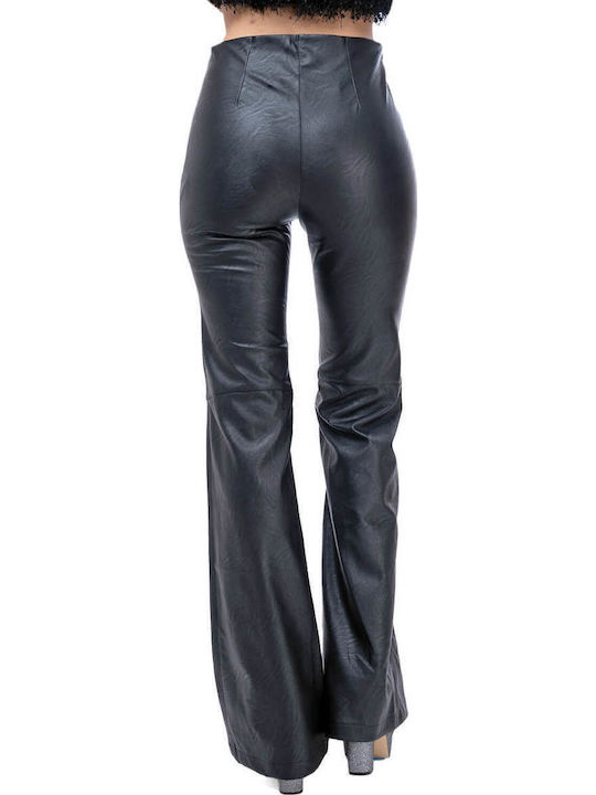MY T Damen Stoff Hose Black