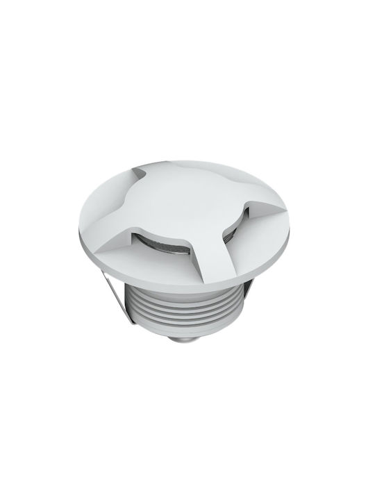 Lightex Φωτιστικό Προβολάκι LED Εξωτερικού Χώρου 3W IP67 Λευκό