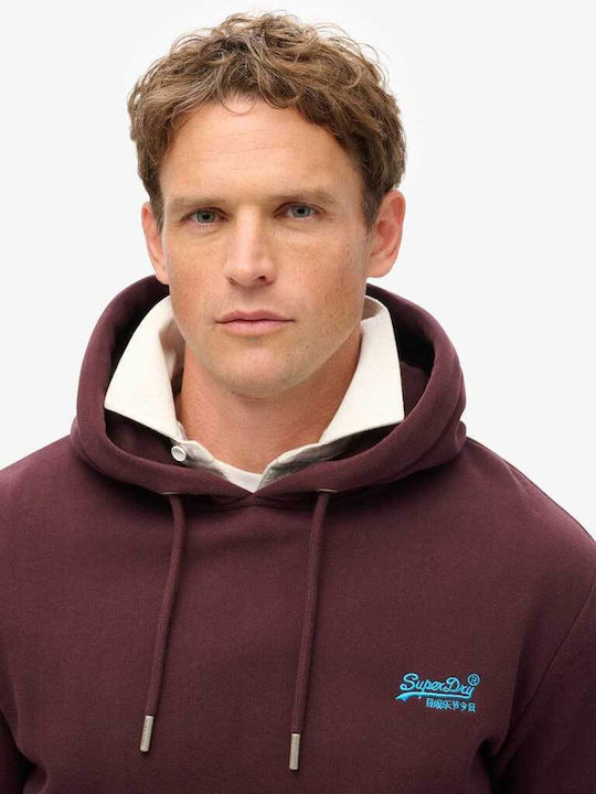 Superdry Logo Bordo with Hood