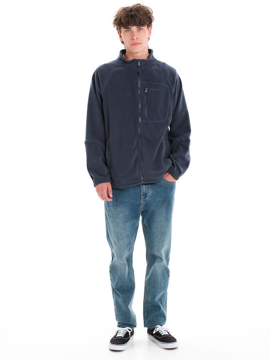 Ανδρική Ζακέτα Fleece Μπλε