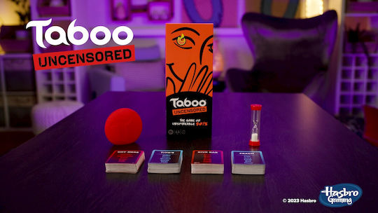 Επιτραπέζιο Παιχνίδι Taboo Άκρως Ακατάλληλο για 4+ Παίκτες 18+ Ετών Hasbro