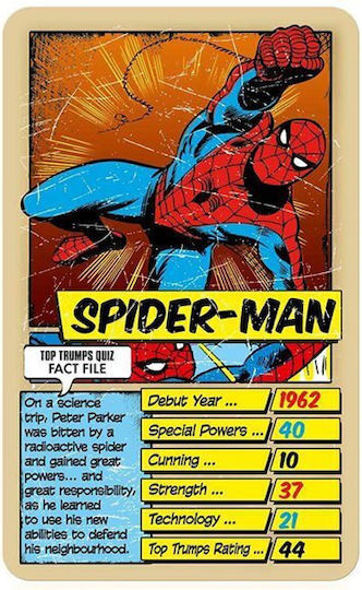 Brettspiel Top Trumps - Marvel Comics Retro für 2+ Spieler 6+ Jahre (EN) Winning Moves