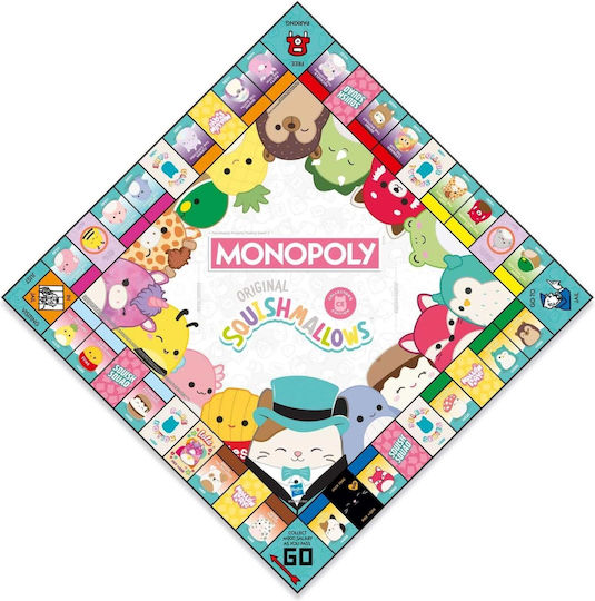 Επιτραπέζιο Παιχνίδι Monopoly: Squishmallows για 2-6 Παίκτες 8+ Ετών (EN) Winning Moves