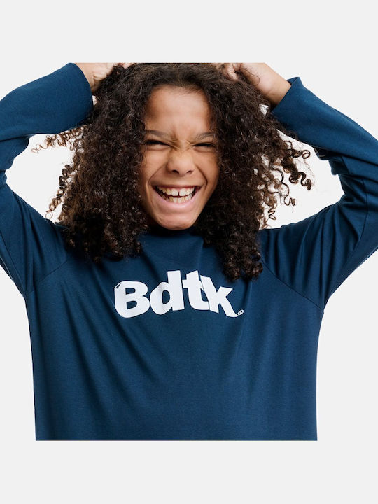 Kids' Shirt Long Sleeve Petrol Blue