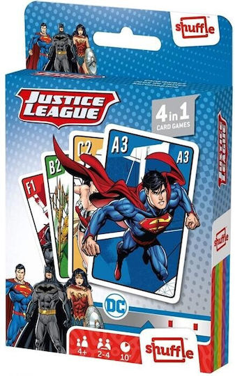 Επιτραπέζιο Παιχνίδι Justice League για 2-4 Παίκτες 4+ Ετών (ES) Shuffle
