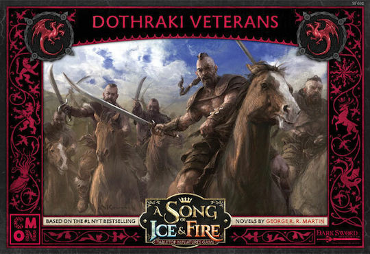 Game Expansion A Song Of Ice And Fire - Targaryen Dothraki Veterans 14+ Years Old (EN) Cool Mini Or Not
