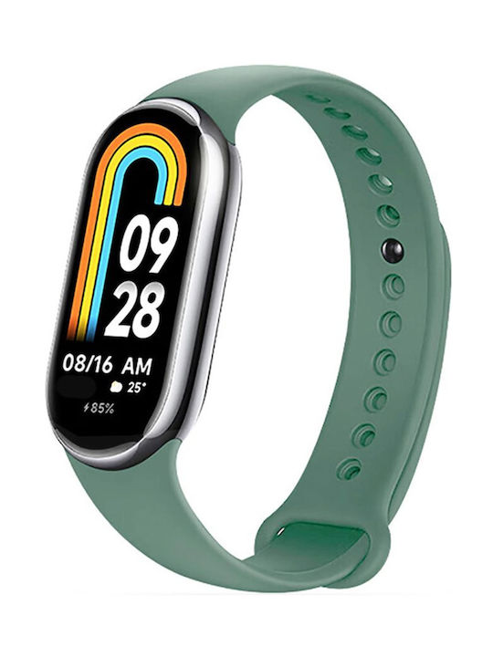 Tech-Protect Iconband Armband Silikon mit Pin Olive (Smart Band 8 / Smart Band 9 / Smart Band 10)