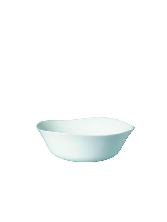 Bormioli Rocco Parma Glass Salad Bowl White 24x24x8.2cm 3pcs