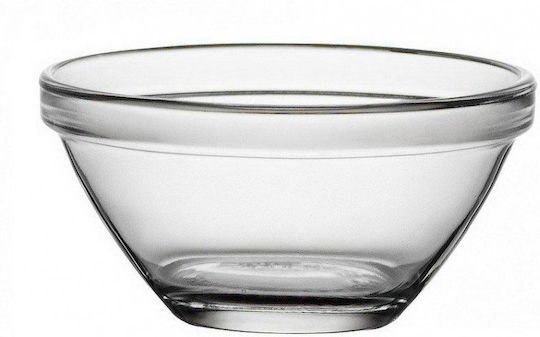 Bormioli Rocco Pompei Glass Salad Bowl Transparent 20x20cm