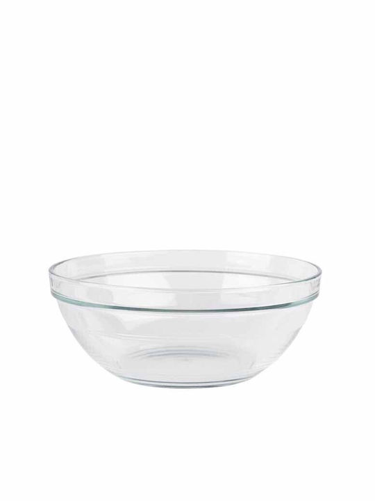 Duralex Glass Salad Bowl Transparent 23x23x9.3cm