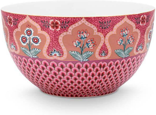 PiP Studio Flower Festival Салатна купа от Порцелан Многоцветен 18x18см 1бр