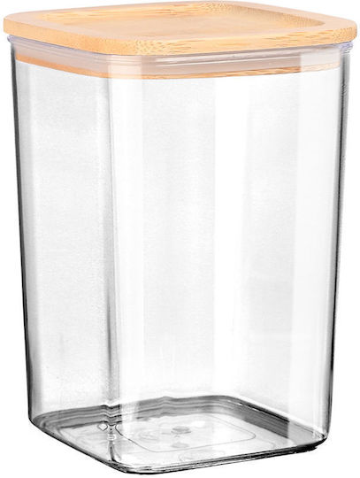 Estia ESSENTIALS General Use Vase with Lid Plastic Transparent 800ml
