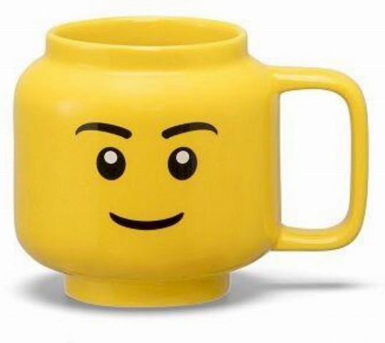 LEGO Ceramic Mug in Various Designs Yellow 255ml (Various Designs)