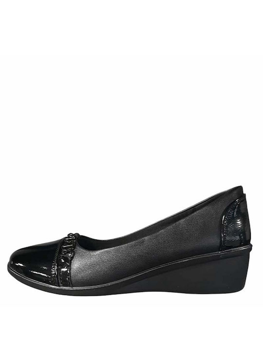 Antrin Damen Ballerinas in Schwarz Farbe