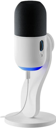 Logitech G Yeti Δυναμικό Μικρόφωνο USB Επιτραπέζιο σε Λευκό Χρώμα