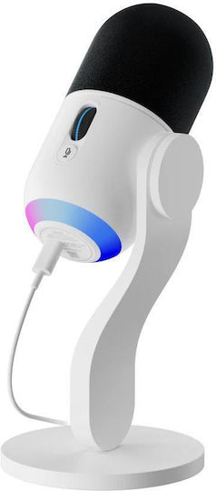 Logitech G Yeti Δυναμικό Μικρόφωνο USB Επιτραπέζιο σε Λευκό Χρώμα