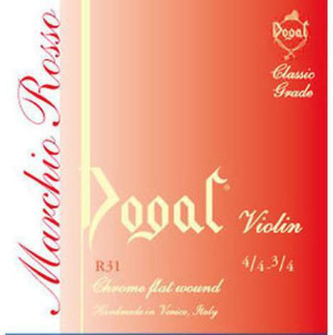 Dogal Μονή Chrome Χορδή για Βιολί Red Tag Violin 4/4-3/4 A (La)