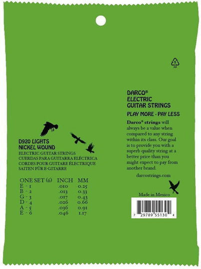 Martin D920 Set Electric Guitar Strings Nickel Wound 10 - 46