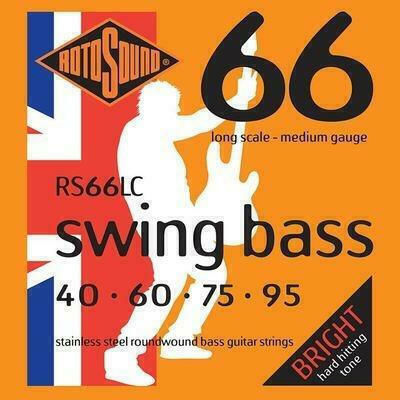Rotosound Swing Bass 66 Set Corzi Pentru Bas Oțel Inoxidabil 40 - 95 Medium