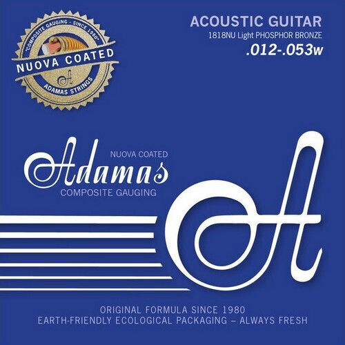Adamas Runde Kern Einstellen Phosphor-Bronze Akustikgitarrensaiten 12 - 53" Light