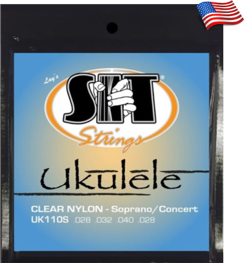 Sit Σετ Nylon Χορδών για Γιουκαλίλι Standard Ukulele Soprano/Concert