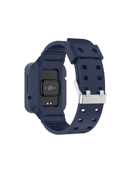 Armor Protective Frame Strap Silicone Blue (Redmi Watch 2 LiteRealme Watch 2)