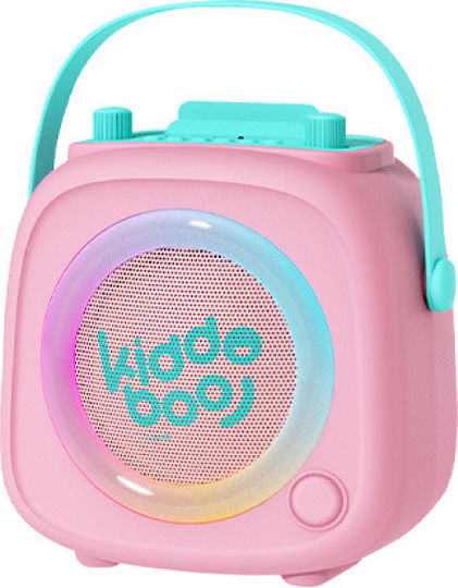 Kiddoboo Ηχείο Karaoke με Ασύρματο Μικρόφωνο και Εφέ Φωτισμού KidsVoice KB23028PNK Ροζ