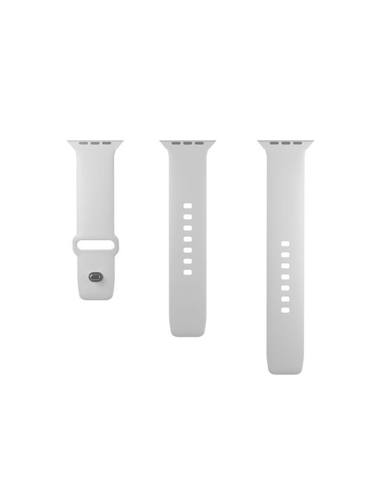 Puro Icon Λουράκι Σιλικόνης Λευκό (Apple Watch Ultra 49mm)