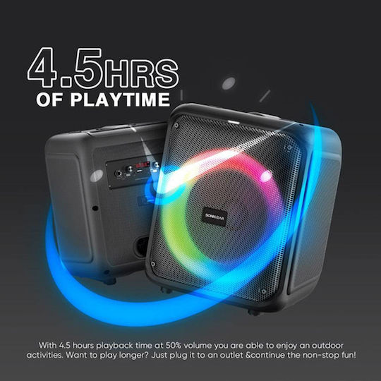 Sonic Gear Karaoke Speaker With Wireless Microphone And Lighting Effects PRO 600 AX-PRO600-HD Black
