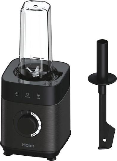 Haier Μπλέντερ με Γυάλινη Κανάτα 2 lt 1200W Γκρι HBL5B2011