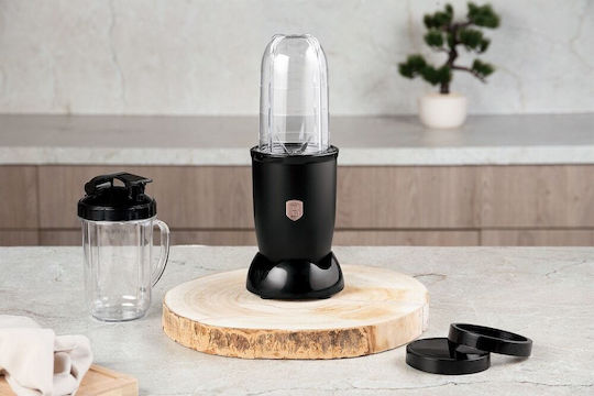 Berlinger Haus Μπλέντερ με Πλαστική Κανάτα 500 ml 400W Μαύρο BH-9506