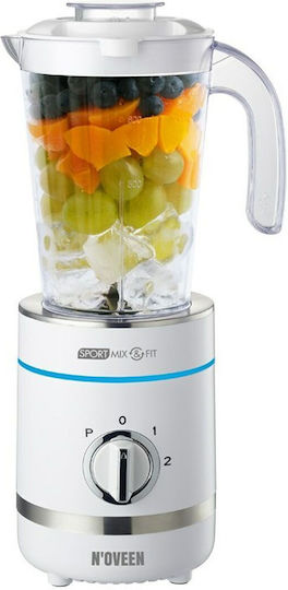 N'Oveen SB2100 Blender with Plastic Jug 800 ml 500W White