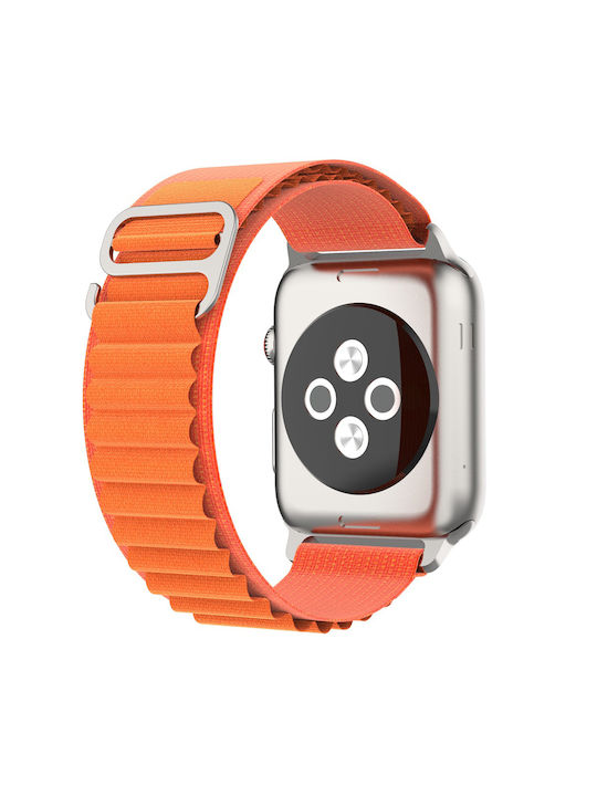 Techsuit Watchband W037 Armband Stoff Orange (Apple Watch 38/40/41/42mm) KF2310830