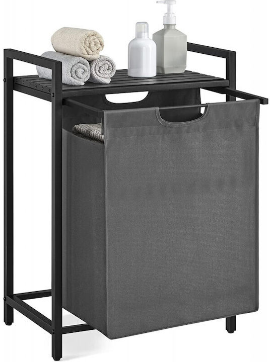Vasagle Laundry Basket Metallic 65l 50x33x72cm Gray
