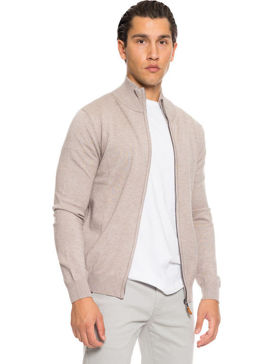 Ανδρική Ζακέτα Πλεκτή Beige
